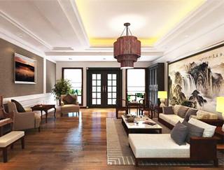 昆明岭东紫郡206平米装修 演绎优雅新中式风