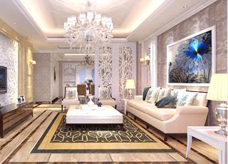 昆明格拉斯香水小镇145平装修案例  感受异国的浪漫优雅