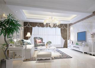 昆明瀚林澜山小区175平装修案例  高颜值简欧居室令人倾心