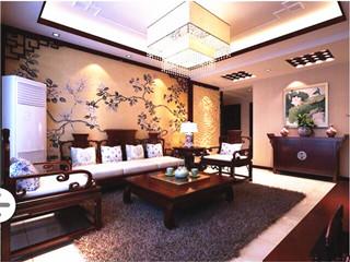 昆明建工新城150平米装修    典雅中式尽显古韵