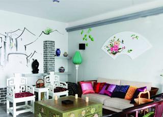 昆明中央丽城装修案例  动人心弦的新中式风格