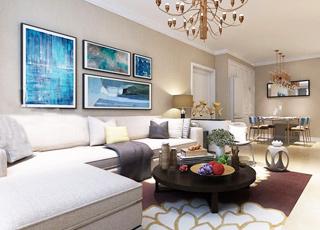 昆明华飞名盛世界的装修案例  雅韵十足的现代混搭风