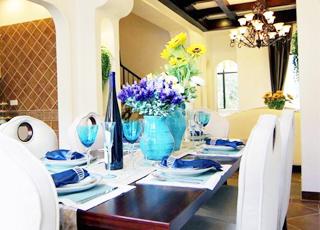 昆明金色湖畔小区145平装修案例  拥抱海滩的纯美自然