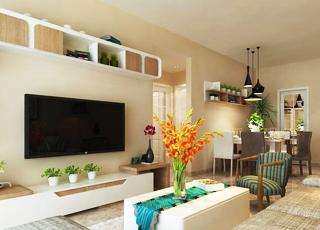 昆明云投景苑小区78平装修案例   清新曼妙的现代美居