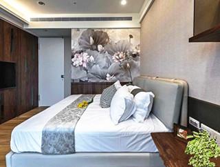 昆明融城优郡100平装修案例    诗情画意新中式