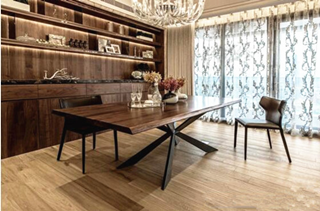 昆明滇池领秀134平米装修案例 简约空间的自然韵味