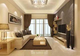 昆明春城慧谷103平米装修案例   现代简约的清新质感