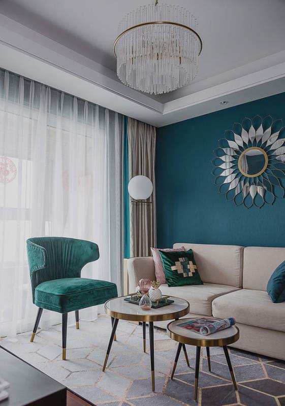 混搭见真章丨孔雀绿打造出的高级感