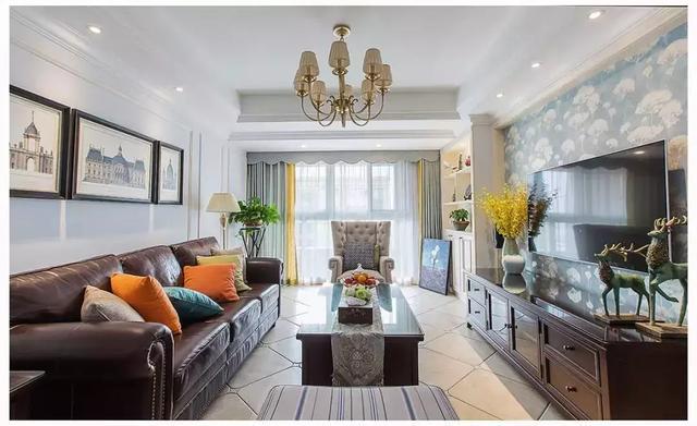 昆明美式三居室装修，赋予了空间烂漫温馨的色彩