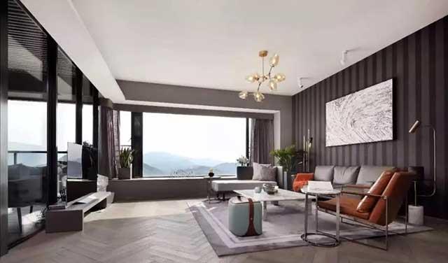 高楼层装修 | 现代轻奢，诗意窗景