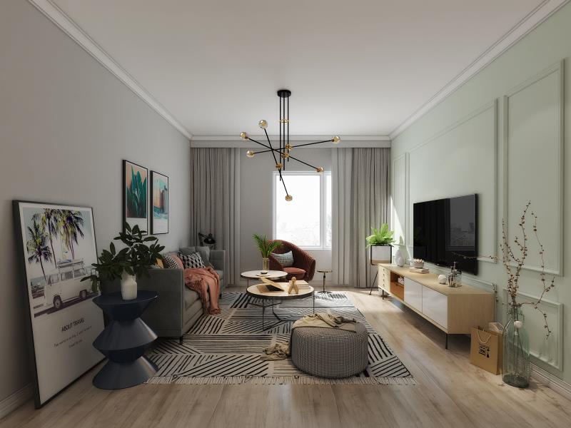 昆明西山区中央丽城二期装修 现代简约风