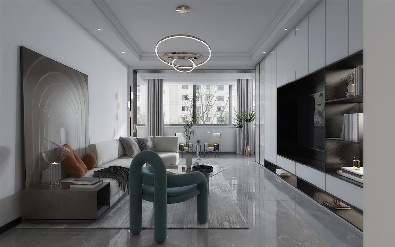 社科院120平旧房翻新 现代风